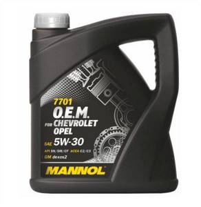 Mannol O.E.M. for Chevrolet Opel 5w30, 4л